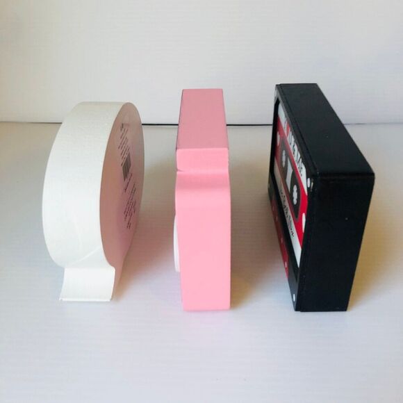 Hobby Lobby Valentine Day Wood Décor 80s Style Retro Cassette Tape Text Bubble - Picture 6 of 8